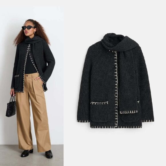 Alex Mill Jackets & Blazers - Alex Mill Marylebone Sweater Jacket in Charcoal Medium NWT